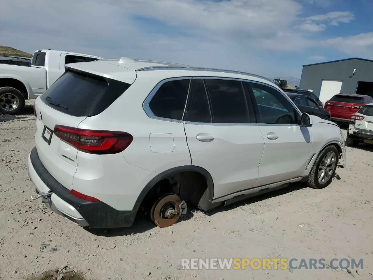 3 fotografías del automóvil dañado 5UXTA6C08M9F62790 BMW X5 2021