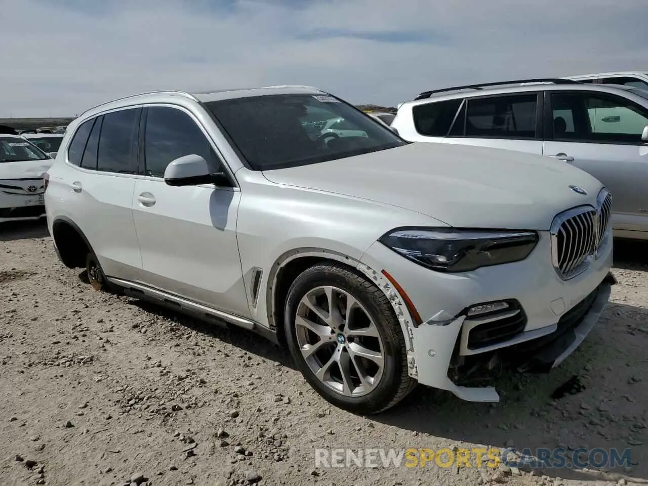 4 fotografías del automóvil dañado 5UXTA6C08M9F62790 BMW X5 2021