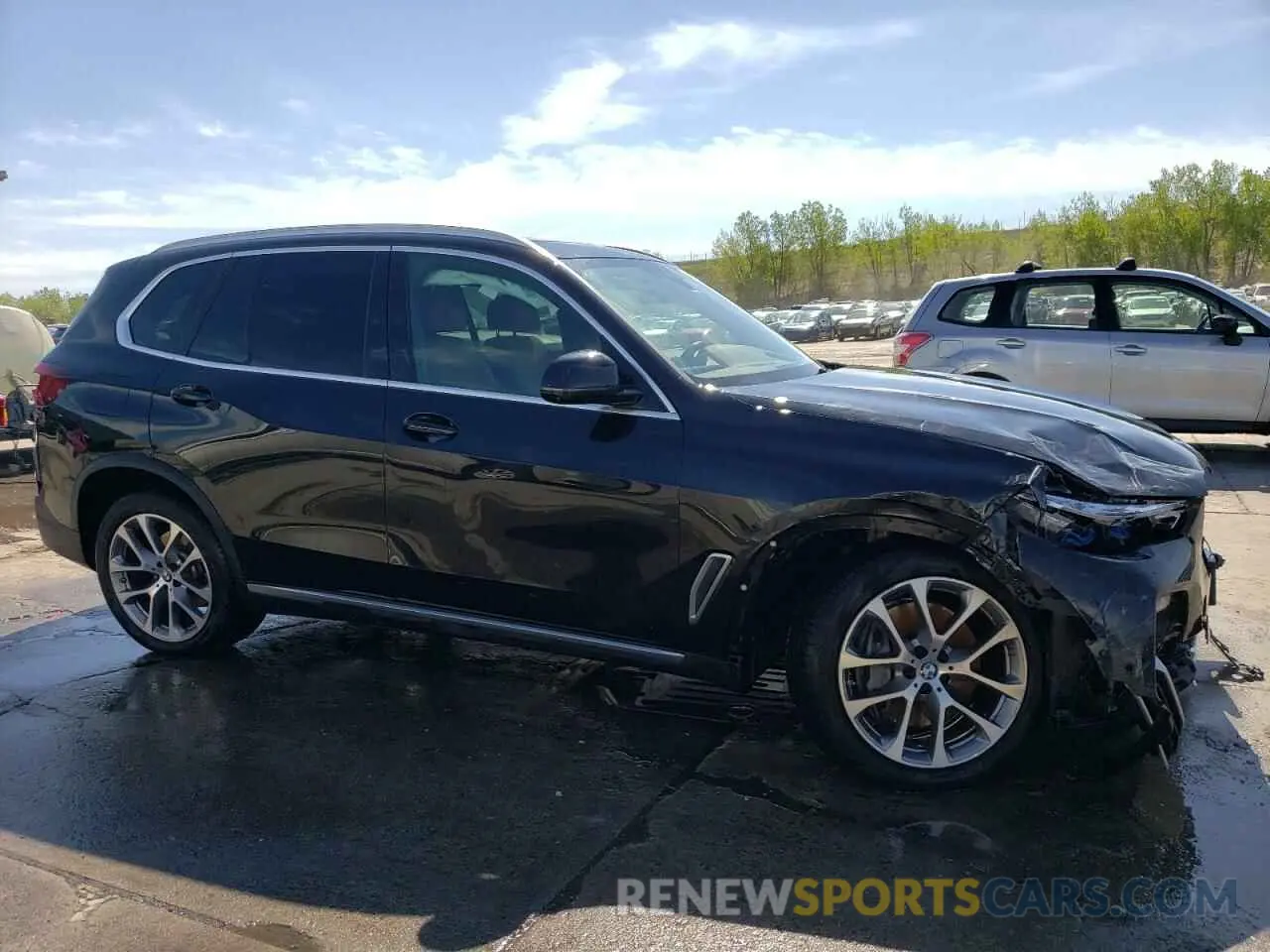 4 fotografías del automóvil dañado 5UXTA6C09M9F01853 BMW X5 2021