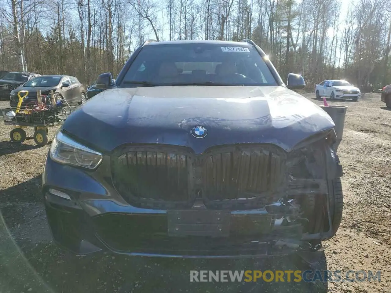 5 fotografías del automóvil dañado 5UXTA6C0XM9D45287 BMW X5 2021