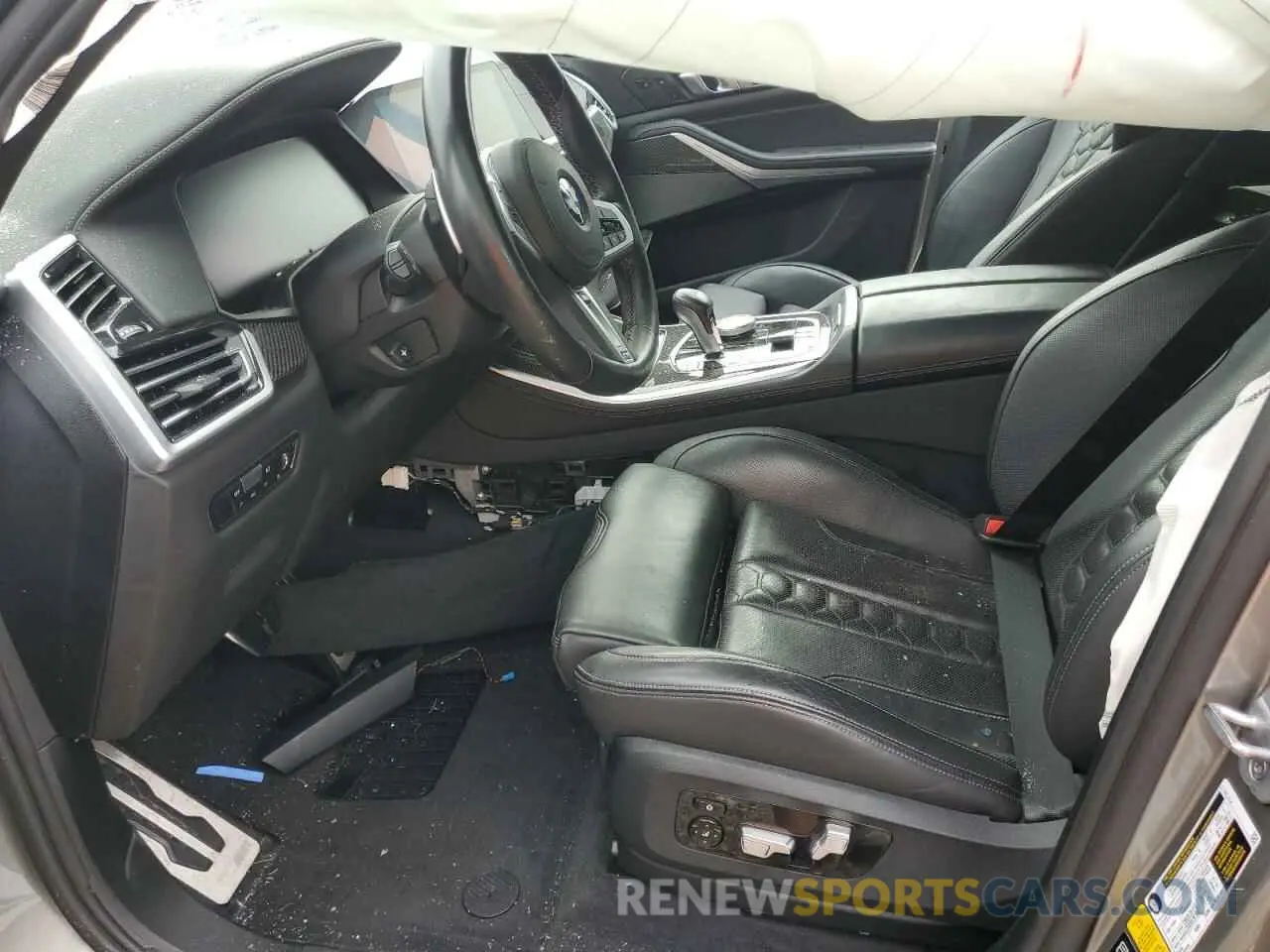 7 fotografías del automóvil dañado 5YMJU0C0XM9F01820 BMW X5 2021