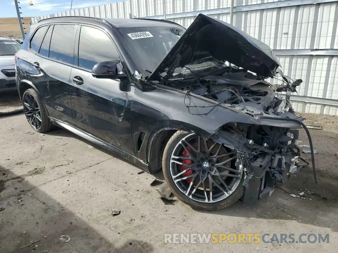 4 fotografías del automóvil dañado 5YMJU0C0XM9H13455 BMW X5 2021