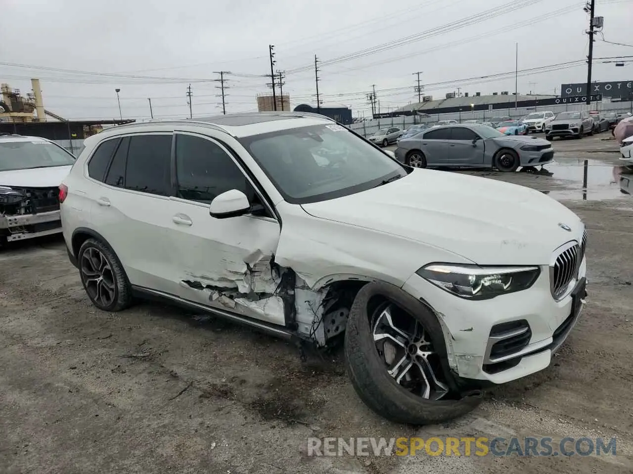 4 fotografías del automóvil dañado 5UXCR4C00N9J82399 BMW X5 2022