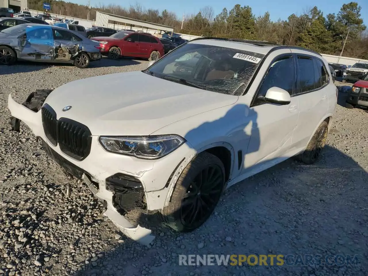 1 fotografías del automóvil dañado 5UXCR4C00N9K45033 BMW X5 2022