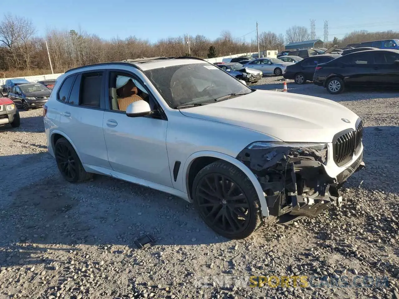 4 fotografías del automóvil dañado 5UXCR4C00N9K45033 BMW X5 2022