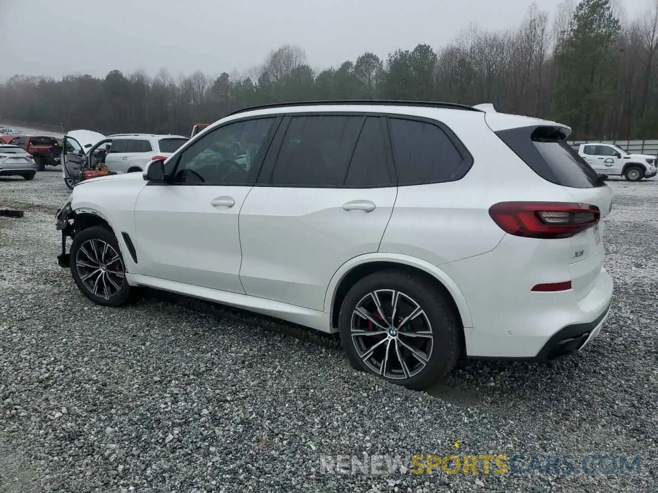 2 fotografías del automóvil dañado 5UXCR4C00N9N11151 BMW X5 2022
