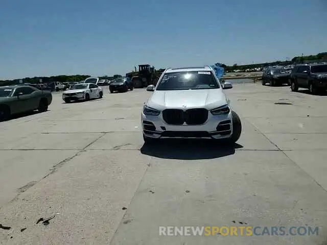 11 fotografías del automóvil dañado 5UXCR4C01N9J66048 BMW X5 2022