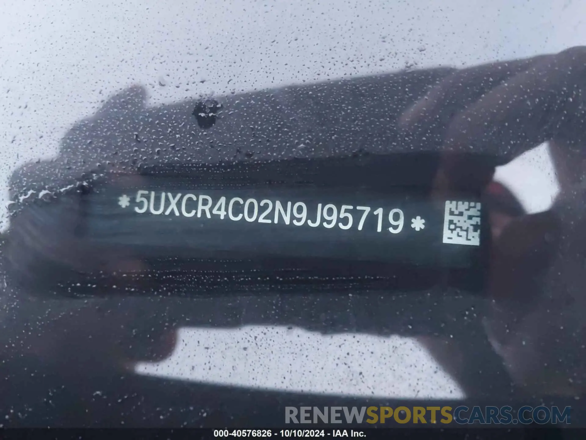 9 fotografías del automóvil dañado 5UXCR4C02N9J95719 BMW X5 2022