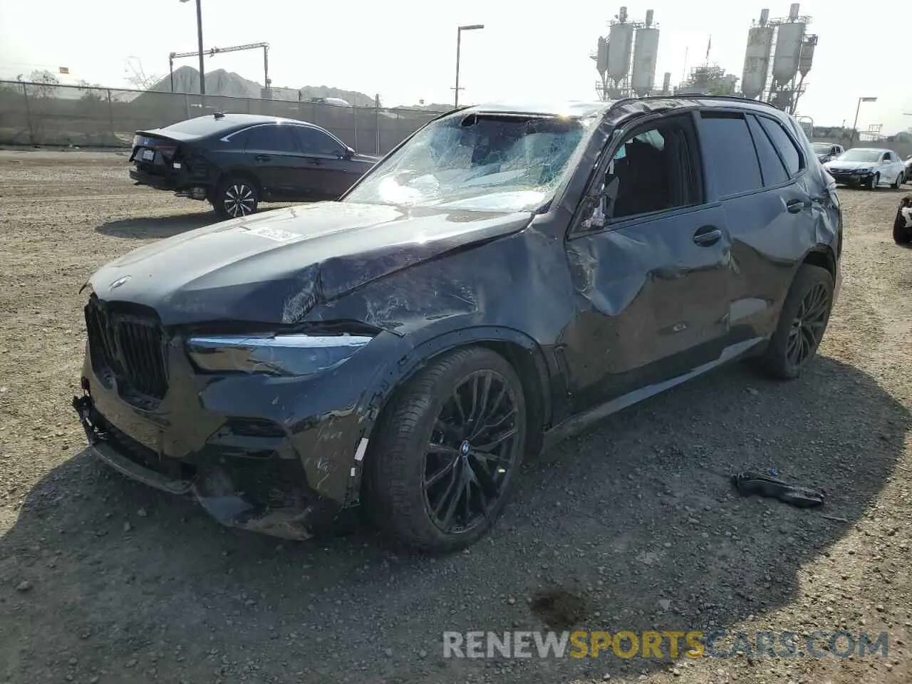 2 fotografías del automóvil dañado 5UXCR4C02N9J97373 BMW X5 2022