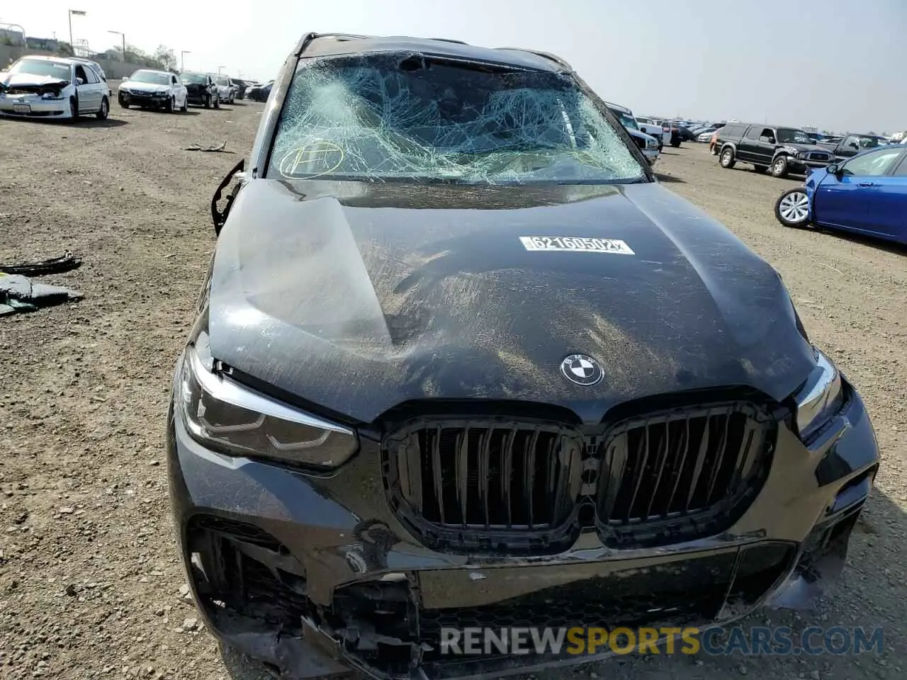9 fotografías del automóvil dañado 5UXCR4C02N9J97373 BMW X5 2022