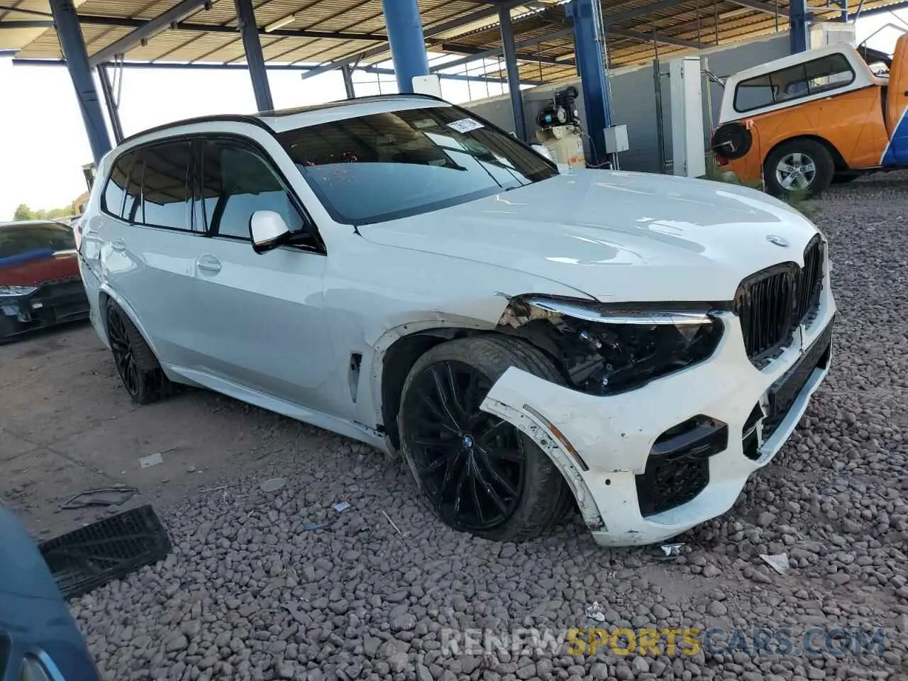 4 fotografías del automóvil dañado 5UXCR4C02N9K80799 BMW X5 2022