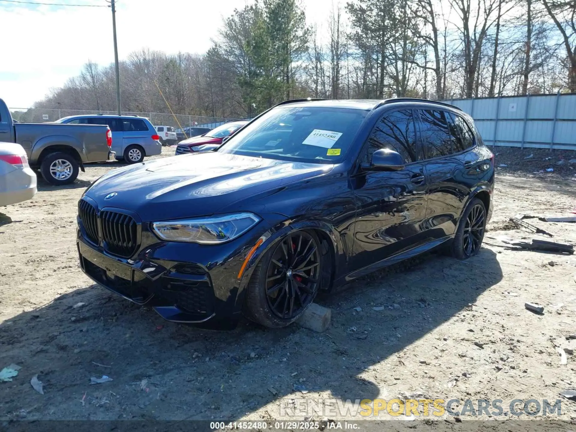2 fotografías del automóvil dañado 5UXCR4C02N9N07702 BMW X5 2022