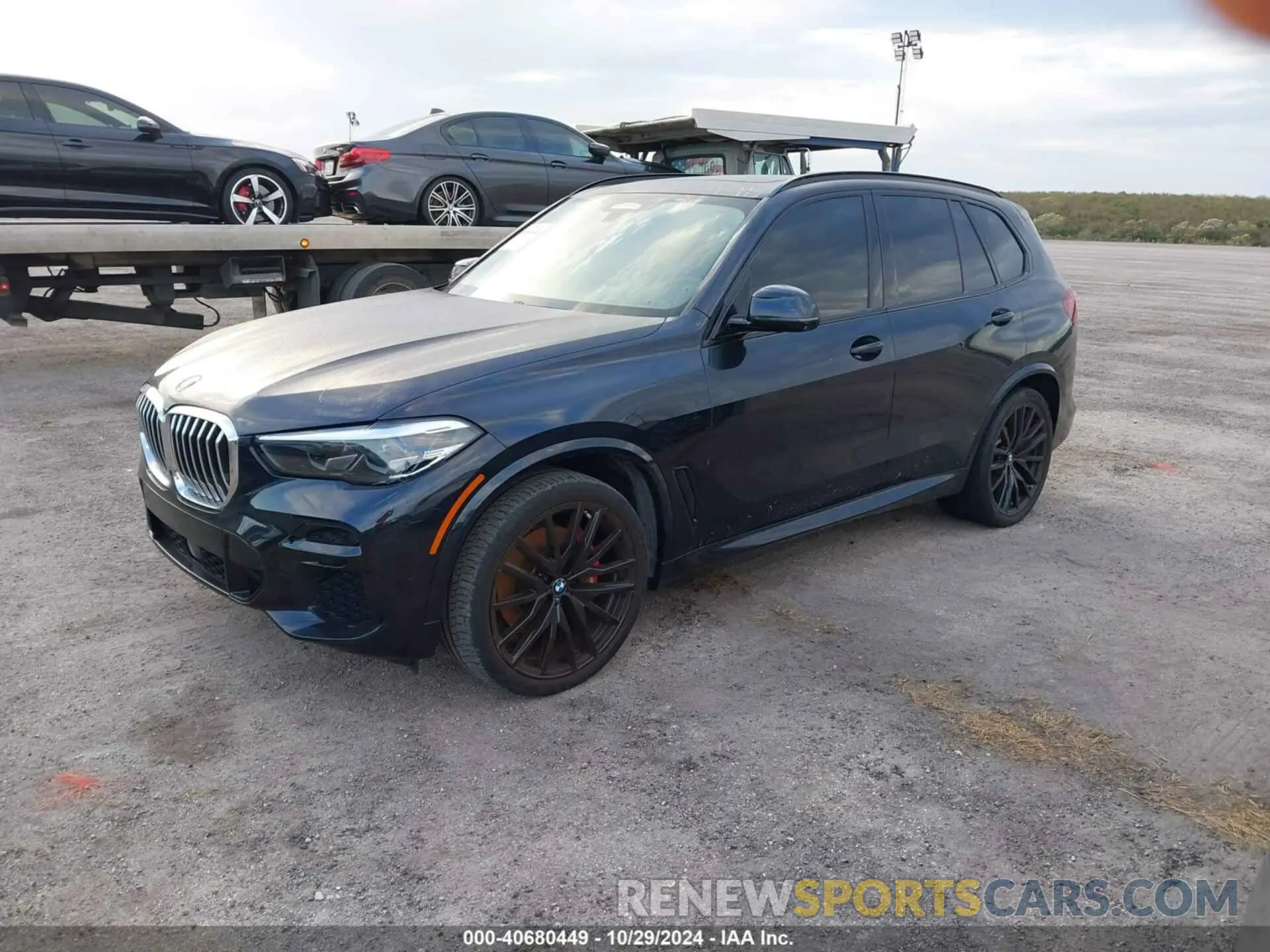 2 fotografías del automóvil dañado 5UXCR4C03N9K56432 BMW X5 2022