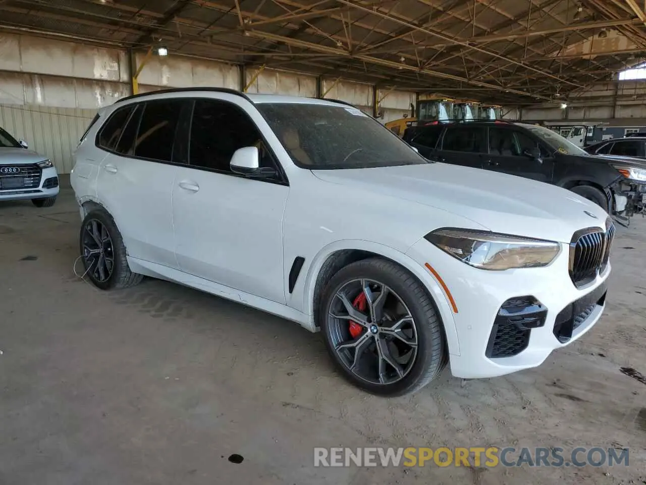 4 fotografías del automóvil dañado 5UXCR4C04N9K22970 BMW X5 2022