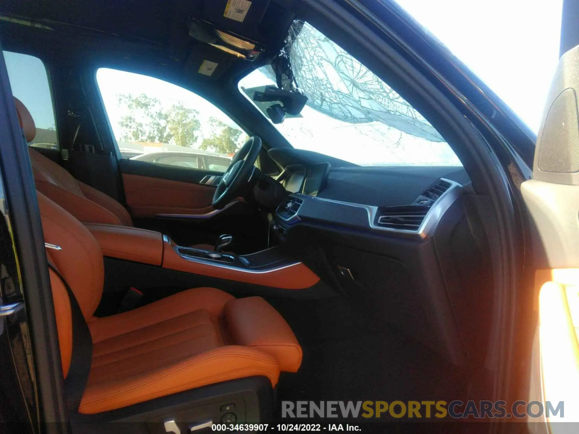 5 fotografías del automóvil dañado 5UXCR4C04N9M53884 BMW X5 2022