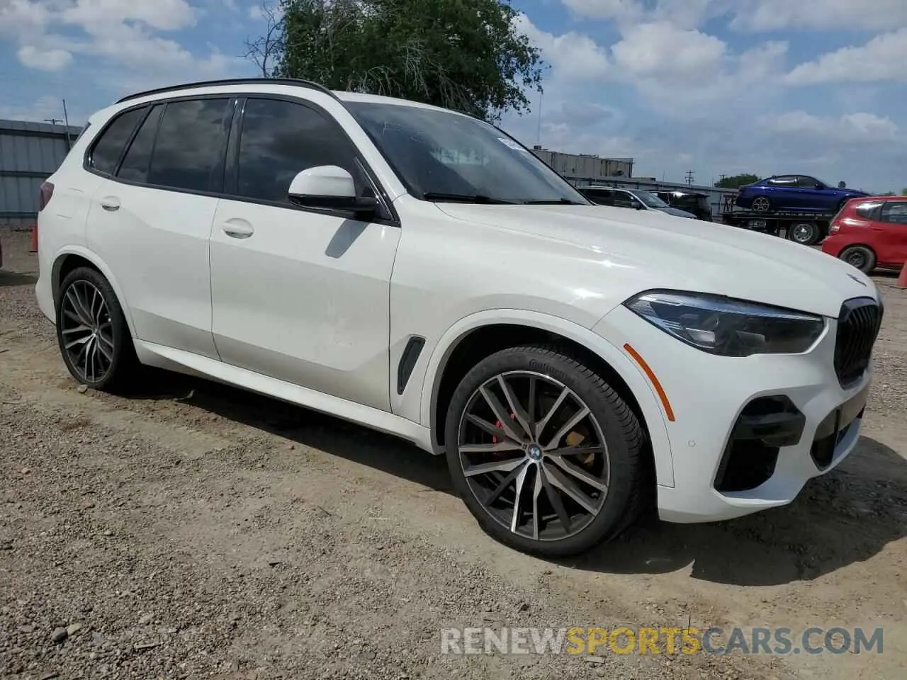 4 fotografías del automóvil dañado 5UXCR4C06N9K56750 BMW X5 2022