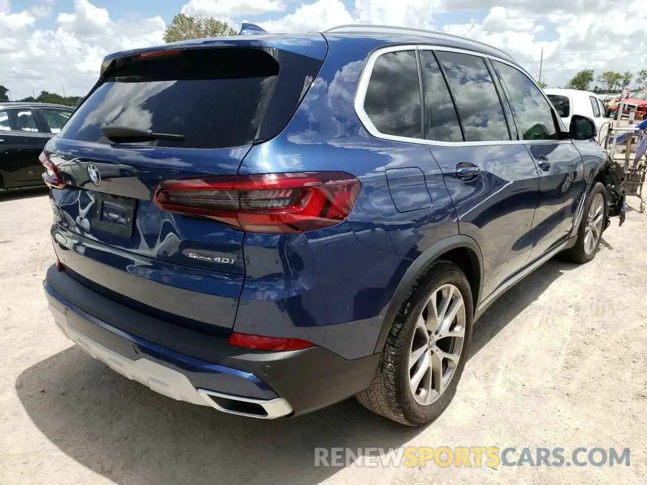 4 fotografías del automóvil dañado 5UXCR4C07N9J90323 BMW X5 2022
