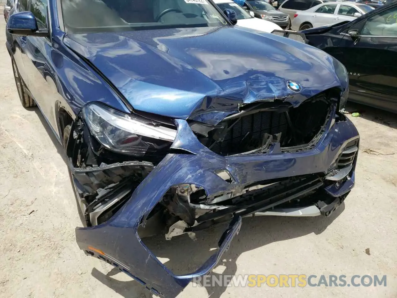 9 fotografías del automóvil dañado 5UXCR4C07N9J90323 BMW X5 2022
