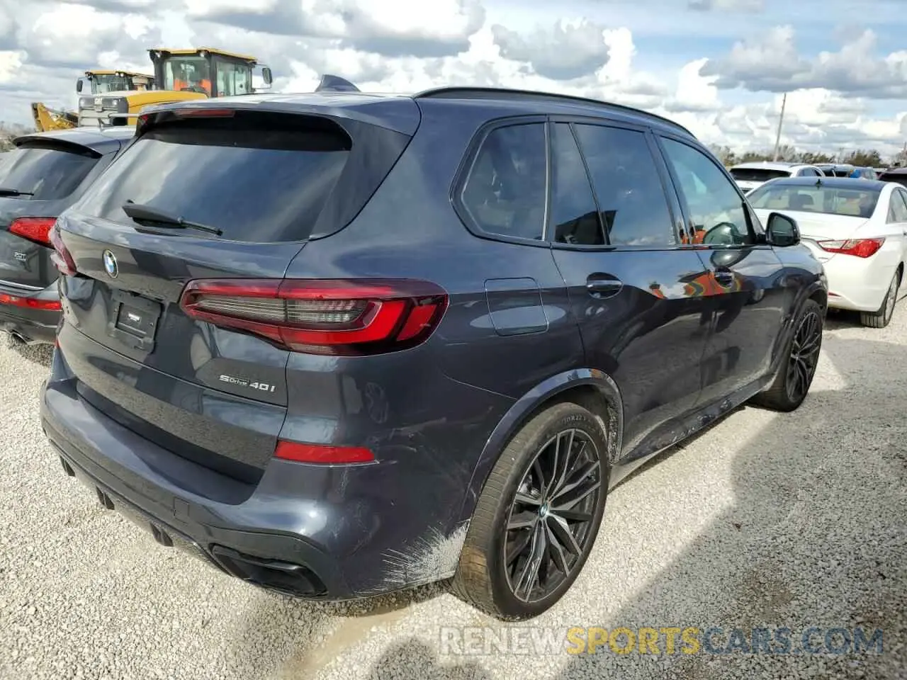 4 fotografías del automóvil dañado 5UXCR4C07N9K88624 BMW X5 2022
