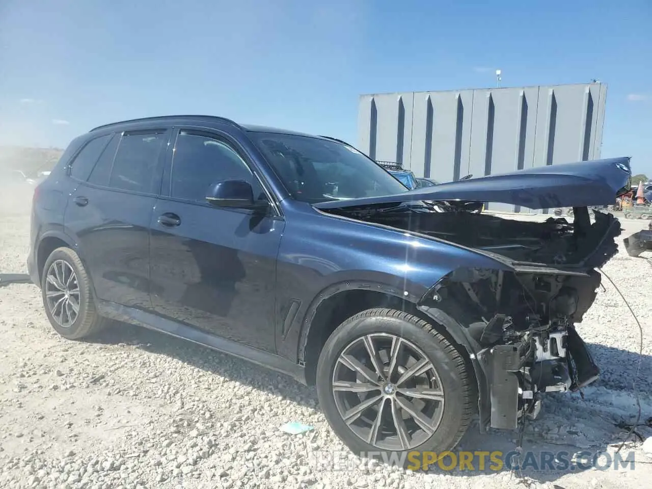 4 fotografías del automóvil dañado 5UXCR4C08N9M01822 BMW X5 2022