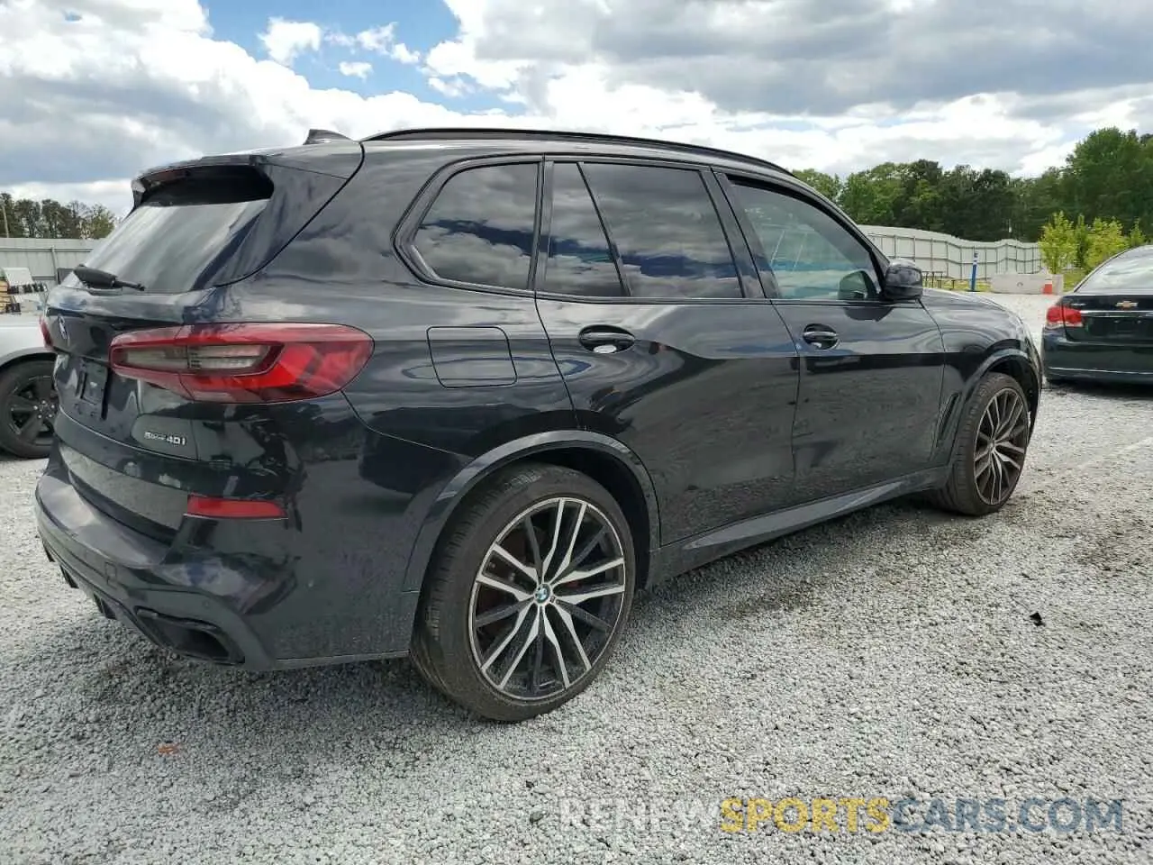 3 fotografías del automóvil dañado 5UXCR4C09N9L11207 BMW X5 2022