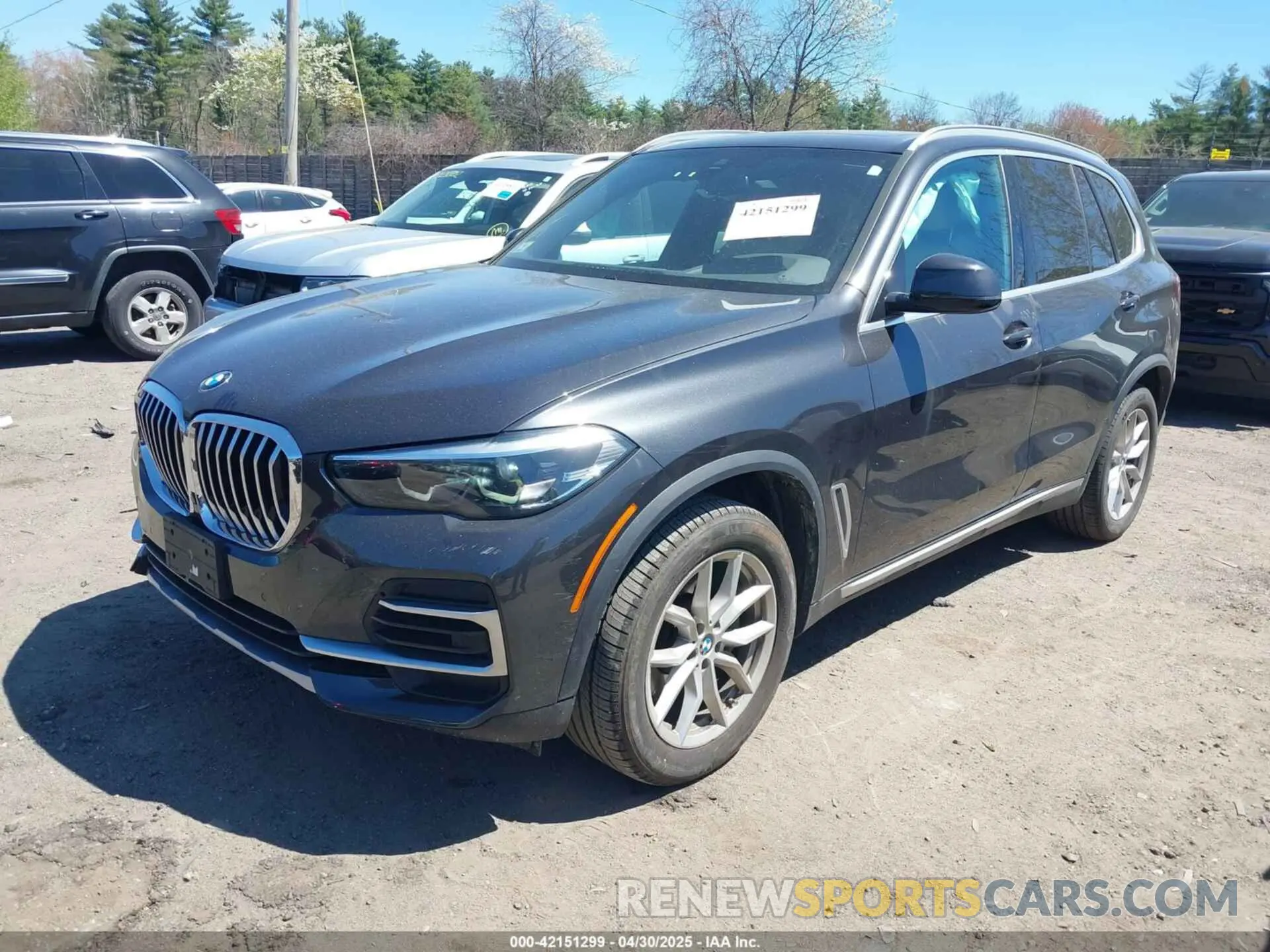 2 fotografías del automóvil dañado 5UXCR6C00N9J78820 BMW X5 2022