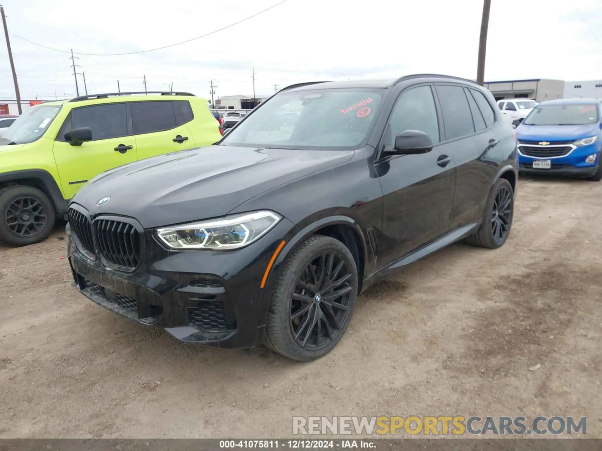 2 fotografías del automóvil dañado 5UXCR6C00N9K65584 BMW X5 2022