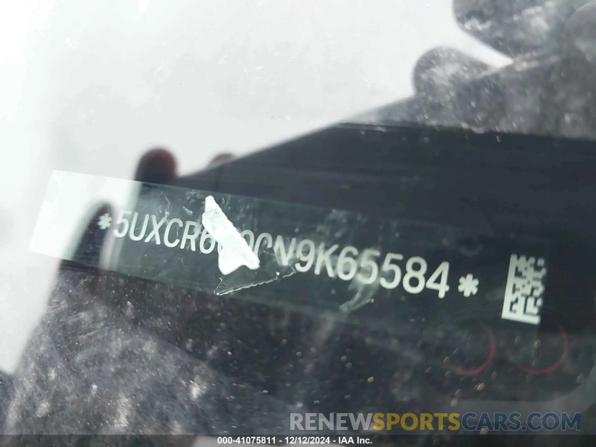 9 fotografías del automóvil dañado 5UXCR6C00N9K65584 BMW X5 2022