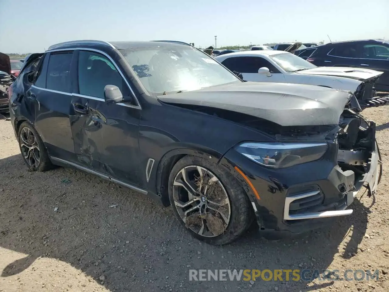 4 fotografías del automóvil dañado 5UXCR6C01N9K79249 BMW X5 2022