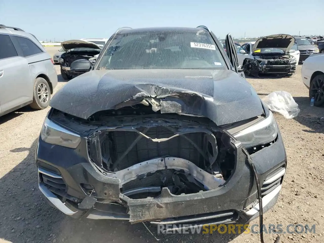 5 fotografías del automóvil dañado 5UXCR6C01N9K79249 BMW X5 2022