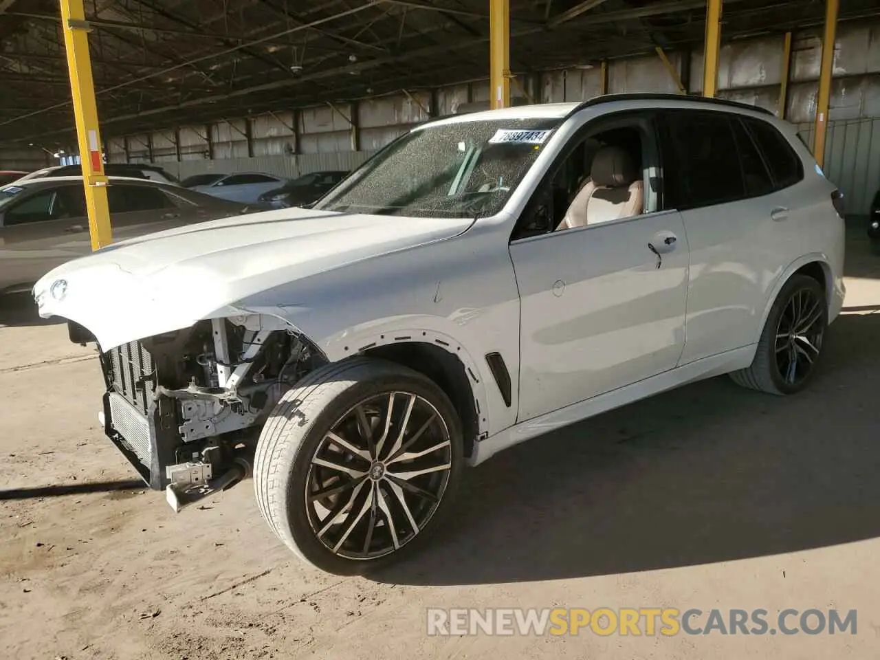 1 fotografías del automóvil dañado 5UXCR6C01N9M90807 BMW X5 2022