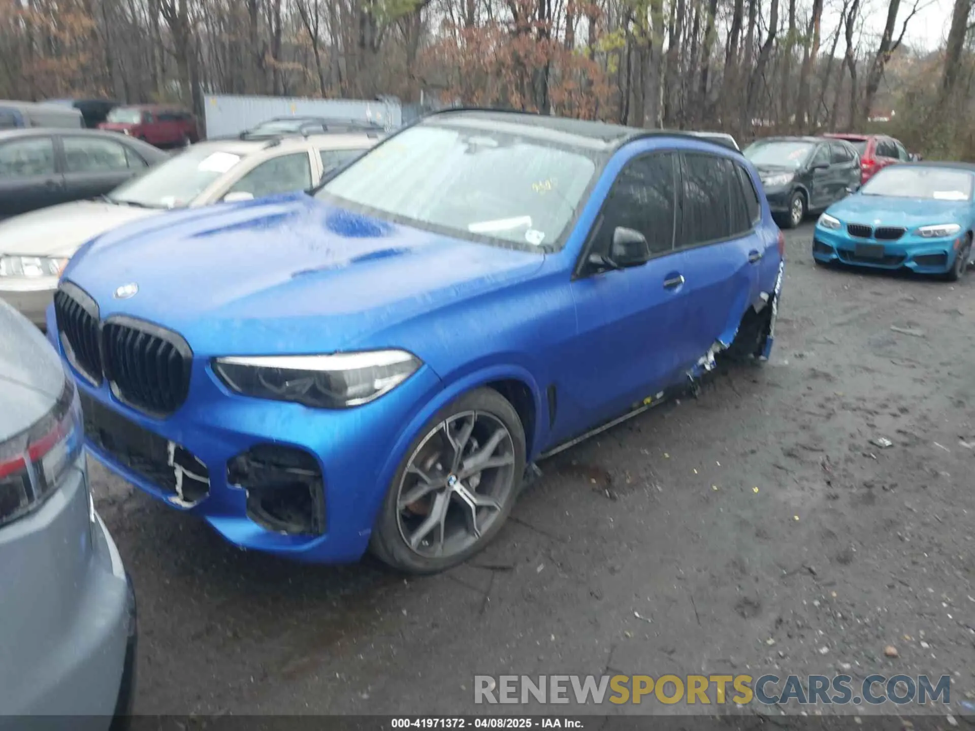 2 fotografías del automóvil dañado 5UXCR6C02N9J13015 BMW X5 2022