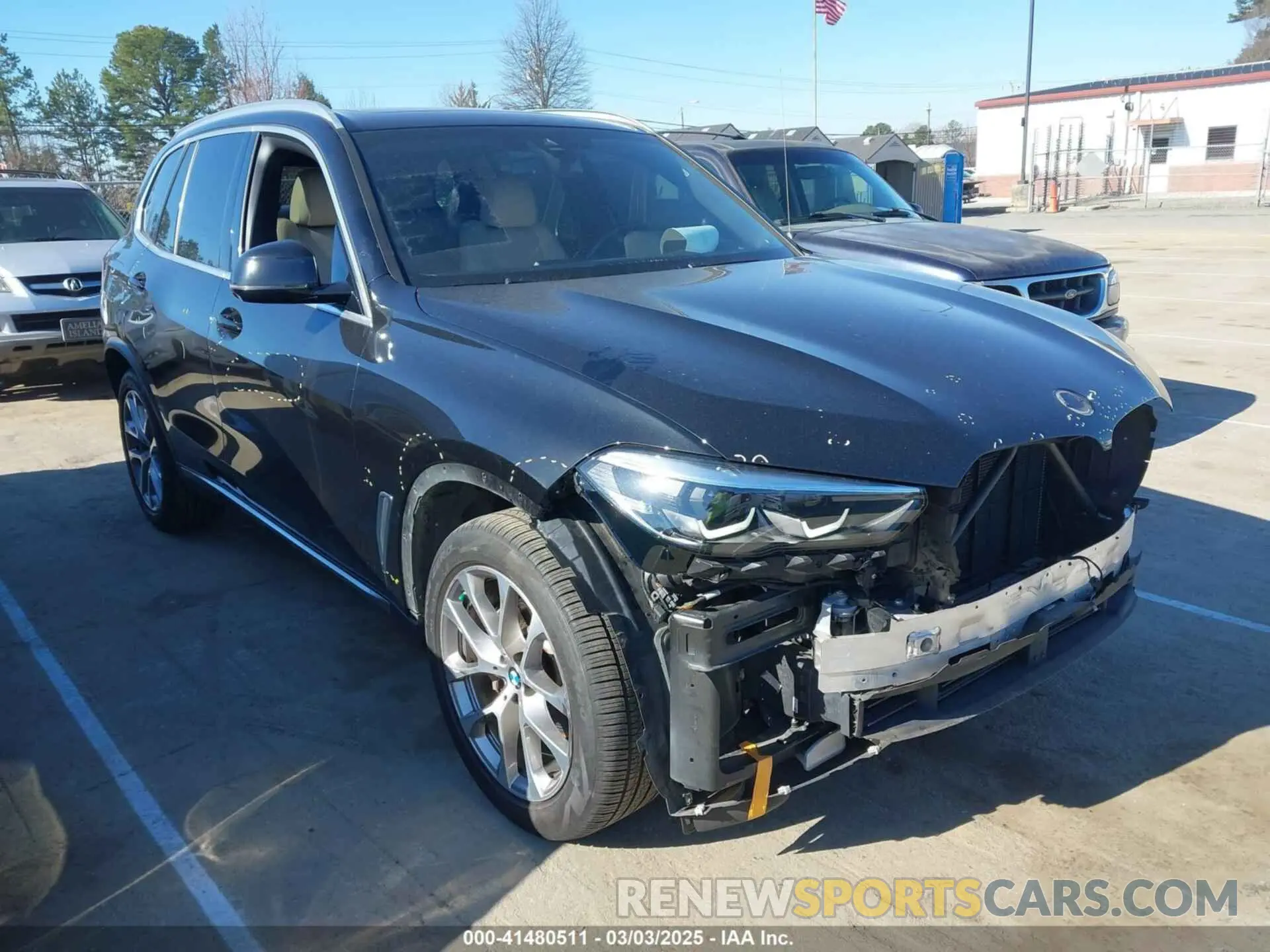 1 fotografías del automóvil dañado 5UXCR6C02N9K38886 BMW X5 2022