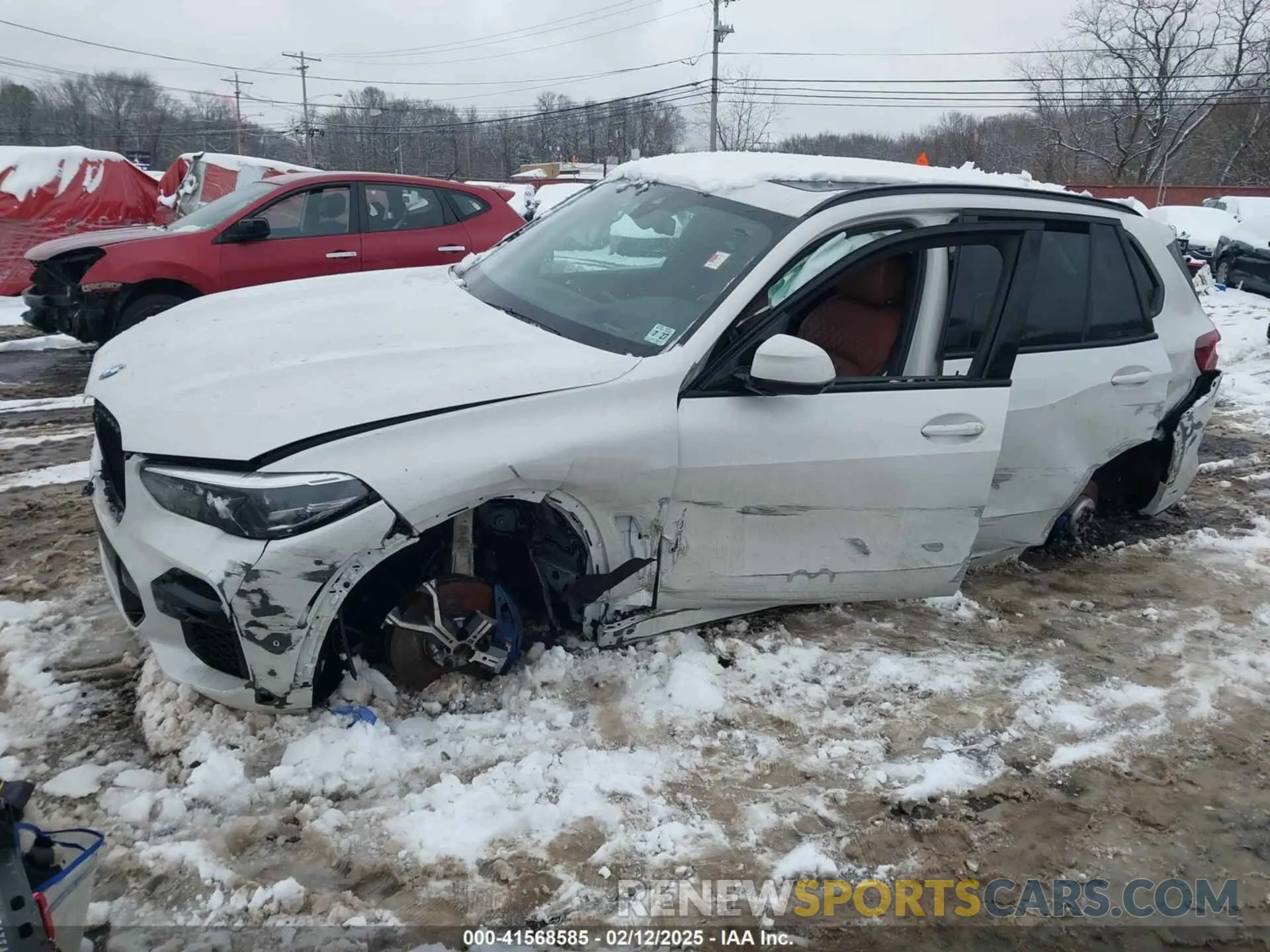 2 fotografías del automóvil dañado 5UXCR6C02N9N26231 BMW X5 2022