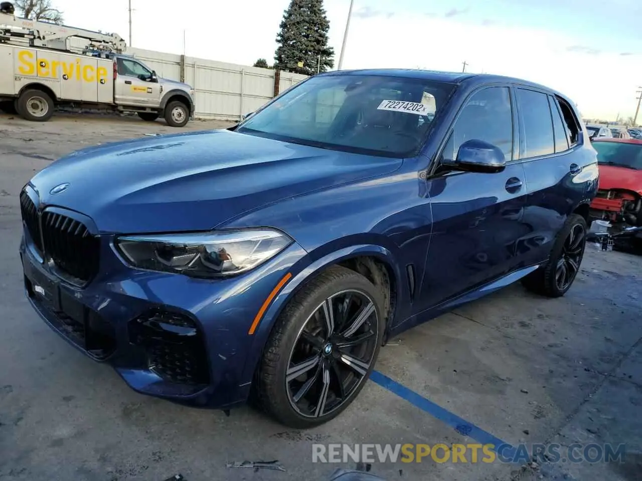 1 fotografías del automóvil dañado 5UXCR6C03N9K75641 BMW X5 2022