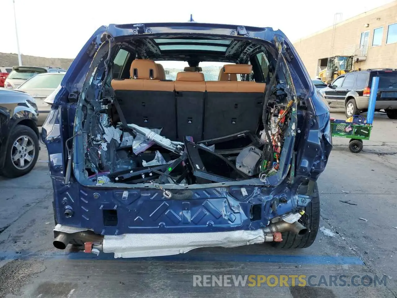 6 fotografías del automóvil dañado 5UXCR6C03N9K75641 BMW X5 2022