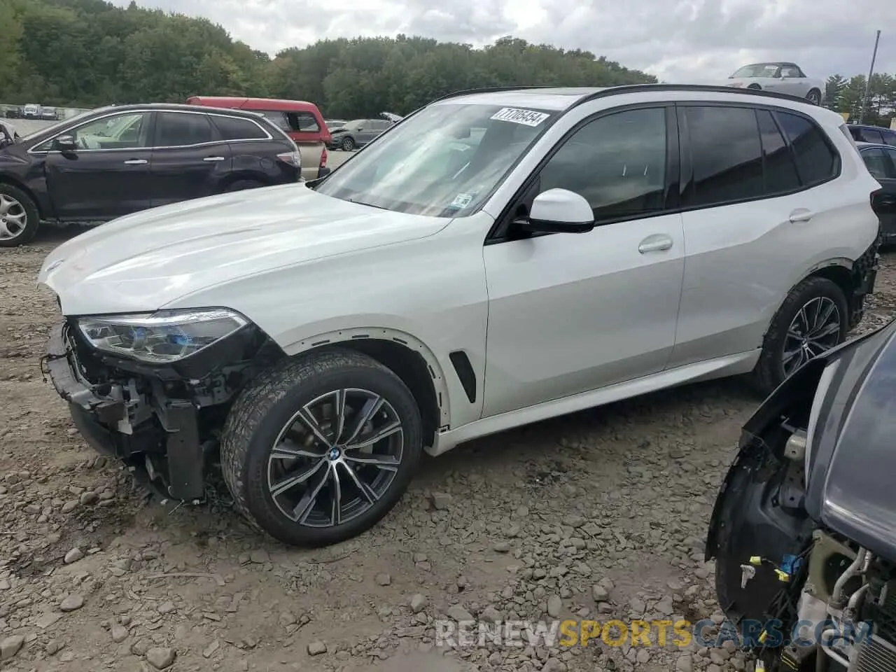 1 fotografías del automóvil dañado 5UXCR6C04N9J12156 BMW X5 2022