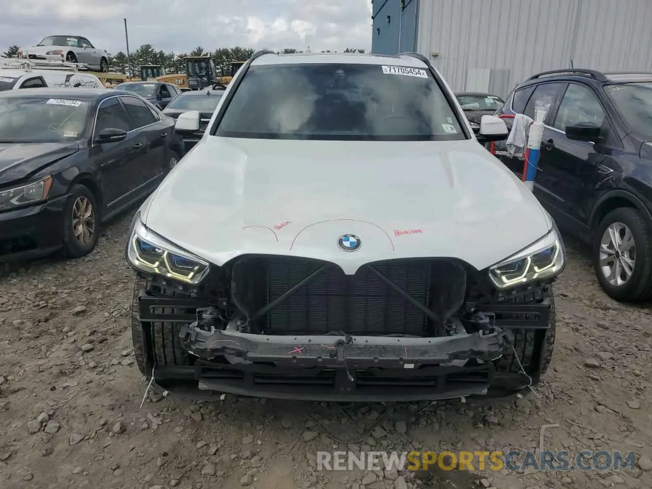 5 fotografías del automóvil dañado 5UXCR6C04N9J12156 BMW X5 2022