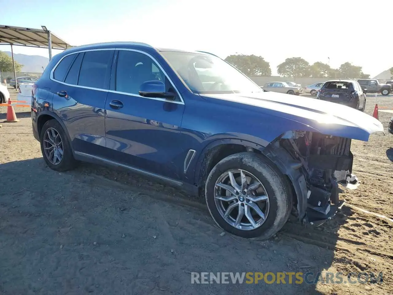 4 fotografías del automóvil dañado 5UXCR6C04N9J90615 BMW X5 2022