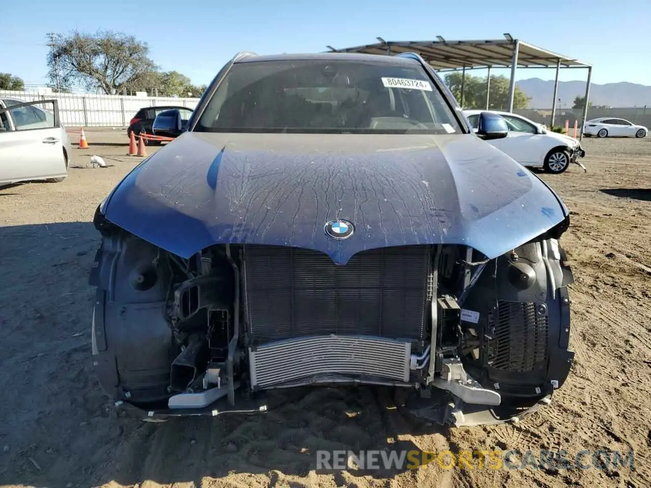 5 fotografías del automóvil dañado 5UXCR6C04N9J90615 BMW X5 2022