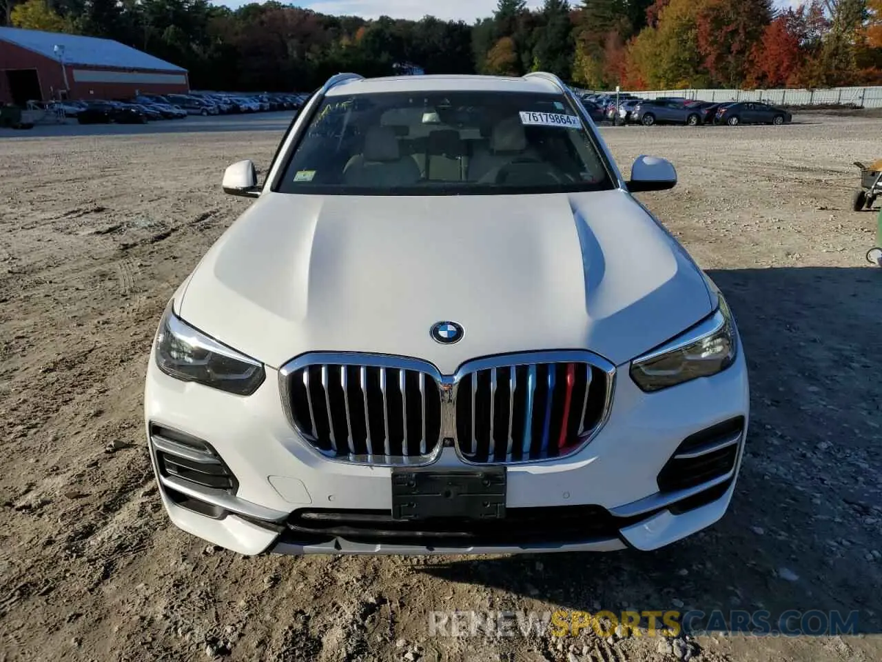 5 fotografías del automóvil dañado 5UXCR6C04N9K65569 BMW X5 2022