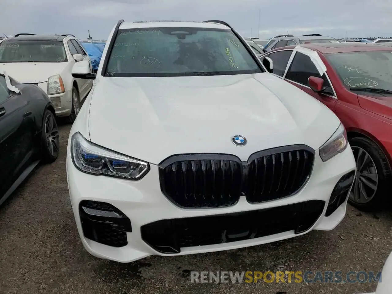 5 fotografías del automóvil dañado 5UXCR6C05N9J39155 BMW X5 2022