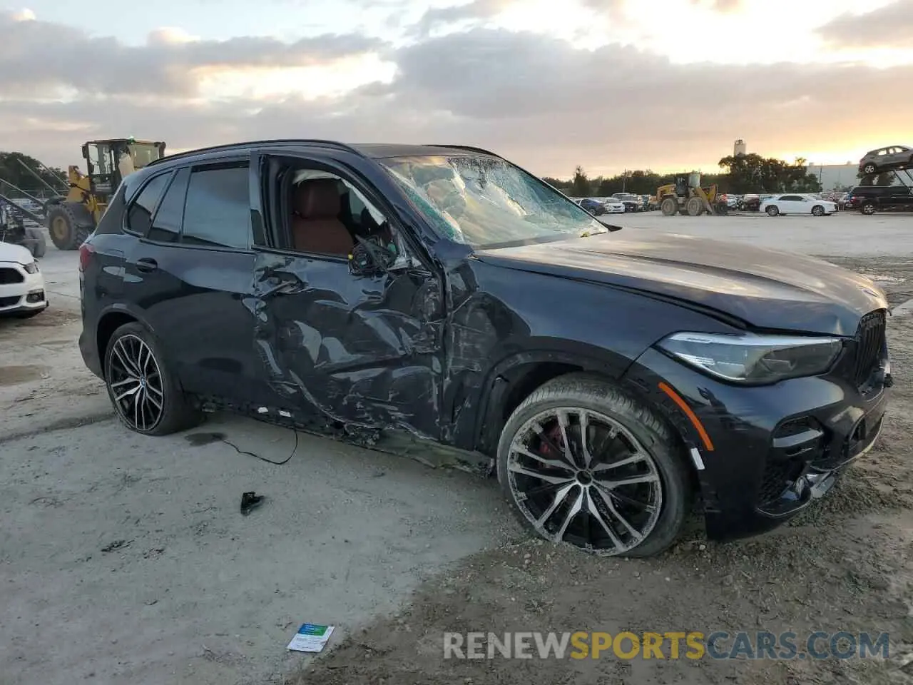 4 fotografías del automóvil dañado 5UXCR6C05N9N19869 BMW X5 2022