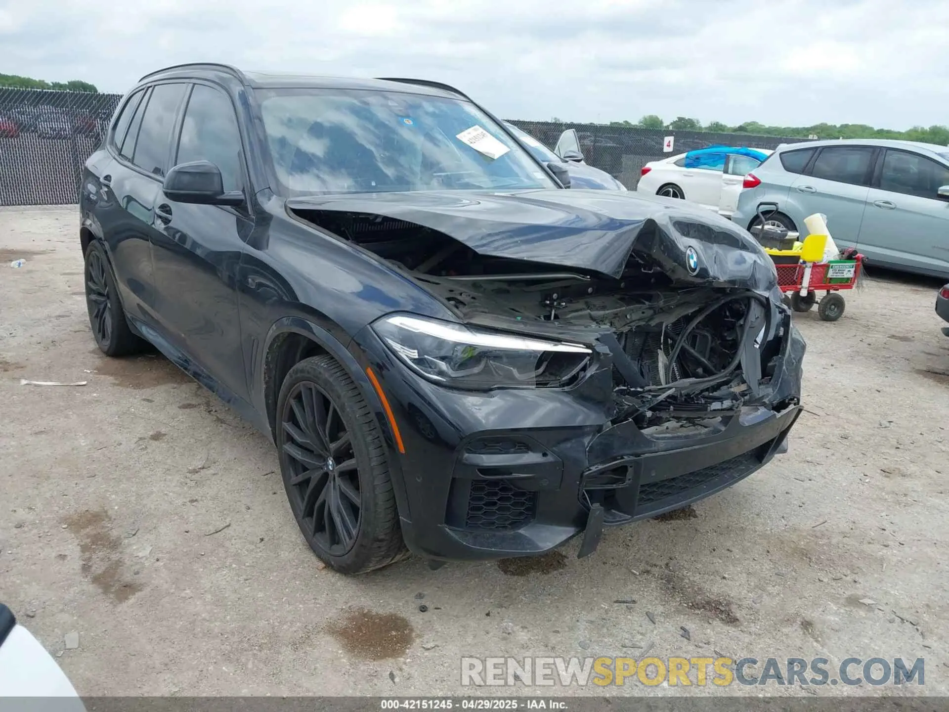 1 fotografías del automóvil dañado 5UXCR6C06N9K77433 BMW X5 2022