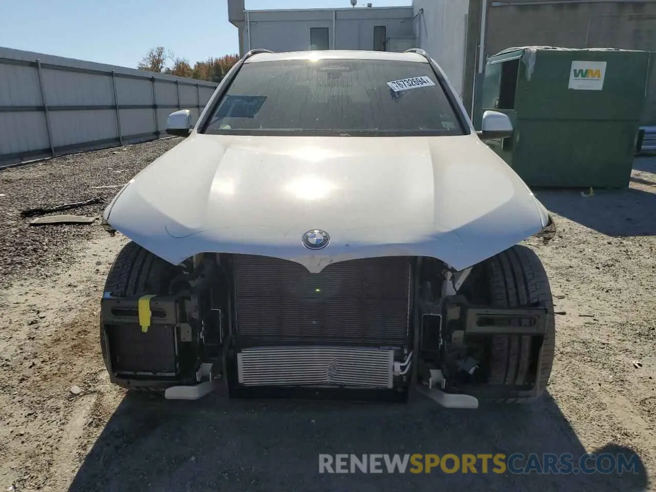5 fotografías del automóvil dañado 5UXCR6C06N9L11340 BMW X5 2022