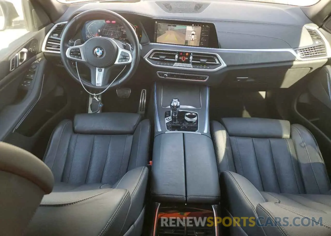8 fotografías del automóvil dañado 5UXCR6C06N9L11340 BMW X5 2022