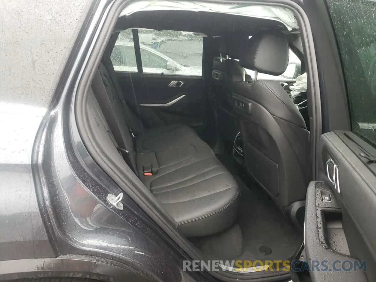 6 fotografías del automóvil dañado 5UXCR6C06N9L50719 BMW X5 2022