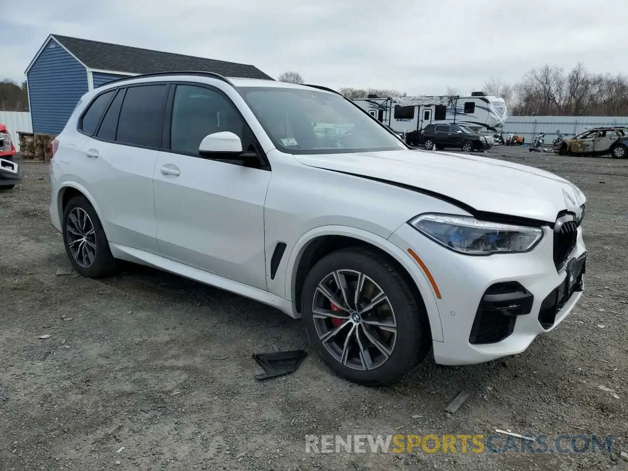 4 fotografías del automóvil dañado 5UXCR6C06N9M32014 BMW X5 2022