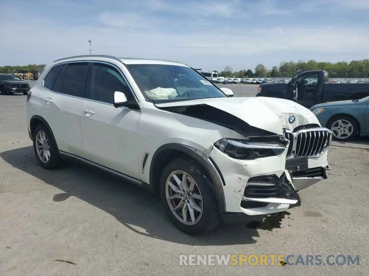 4 fotografías del automóvil dañado 5UXCR6C07N9J26990 BMW X5 2022