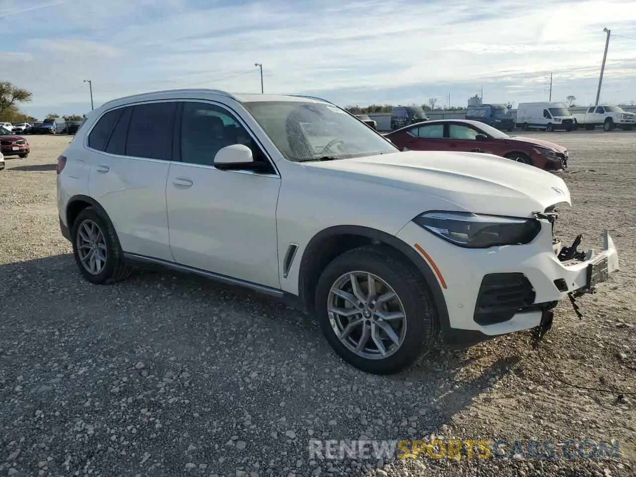 4 fotografías del automóvil dañado 5UXCR6C07N9M27369 BMW X5 2022